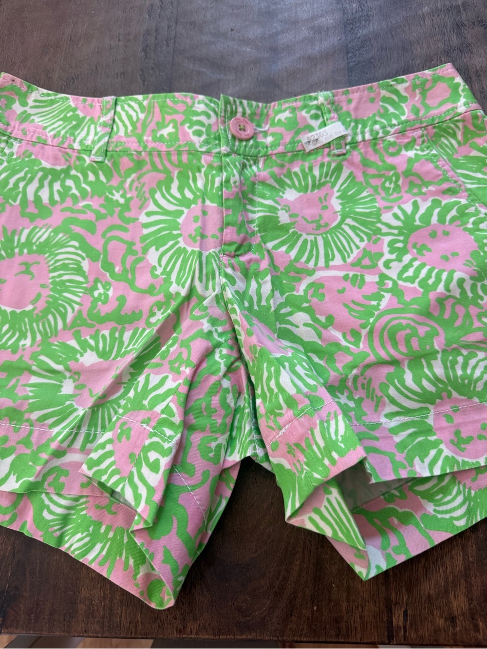 Lilly Pulitzer Pink & Green Callahan Shorts